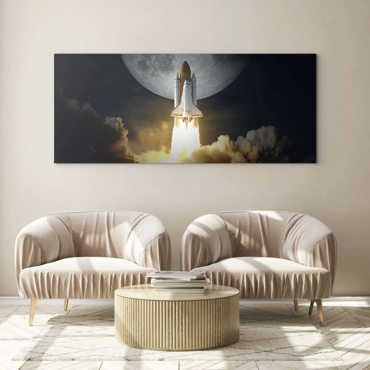Impression sur verre - Image sur verre - Le début d'une aventure surnaturelle - 100x40 cm