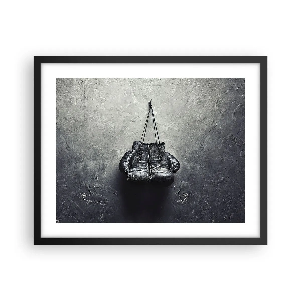 Affiche dans un cadre noir - Poster - Un temps pour se battre et un temps pour la paix - 50x40 cm