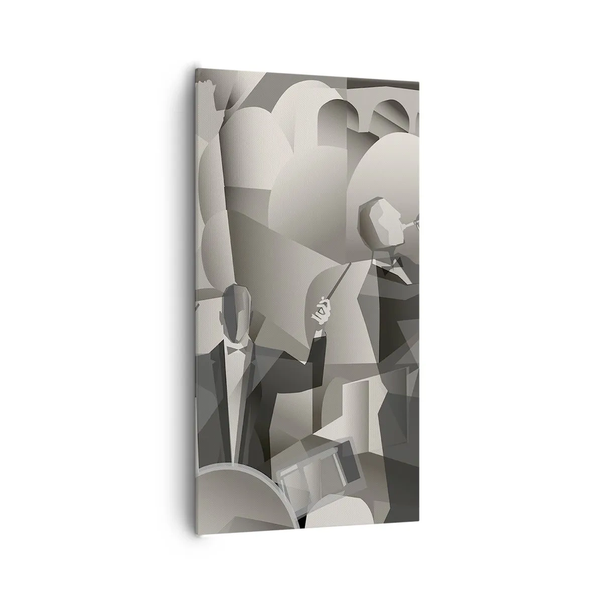 Impression sur toile - Image sur toile - Dans l'espace des sons - 65x120 cm