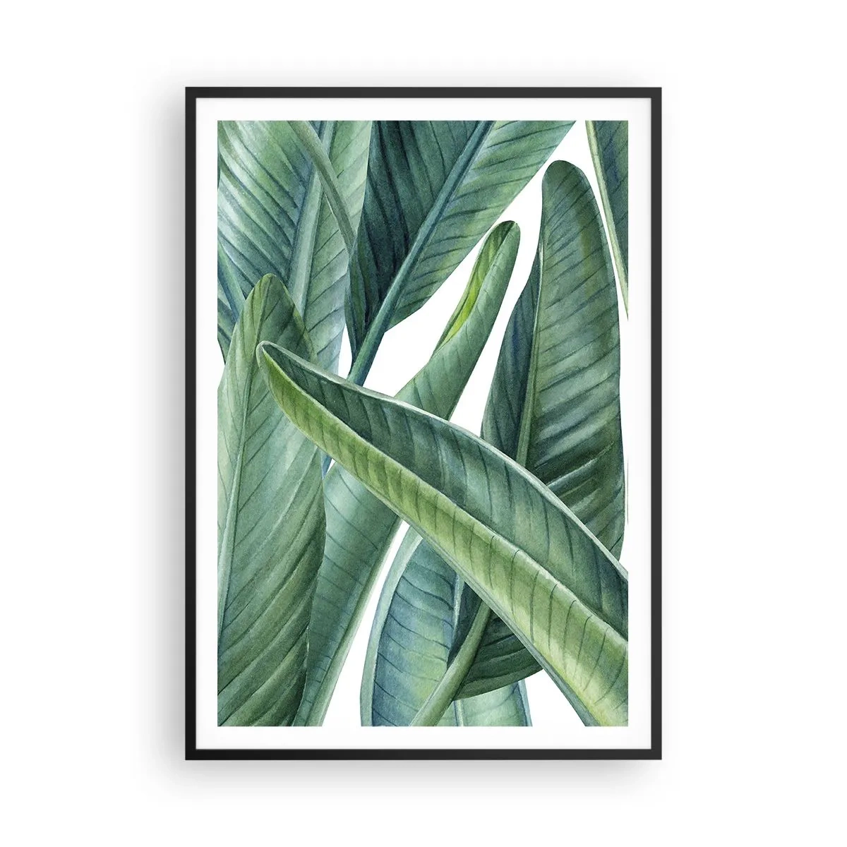 Affiche dans un cadre noir - Poster - La nature face à elle-même - 70x100 cm