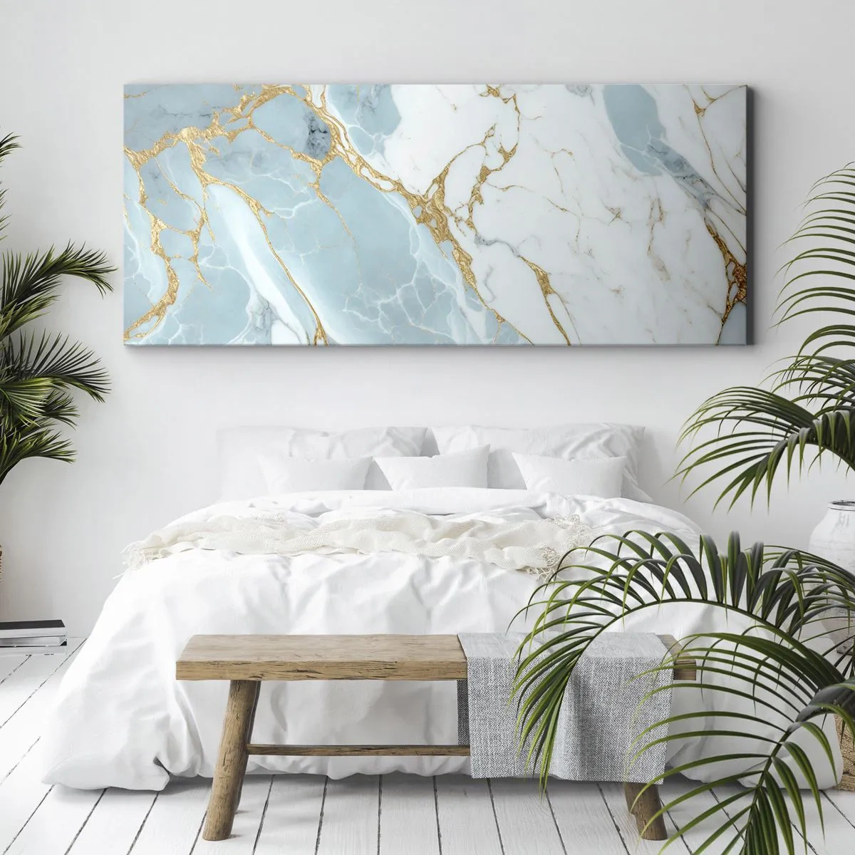 Impression sur toile - Image sur toile - Richesse en pierre - 100x40 cm