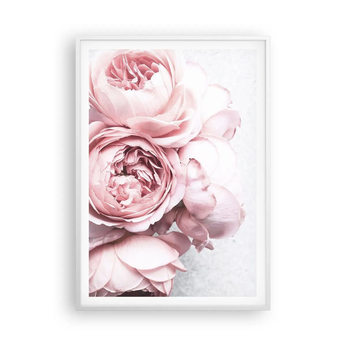 Affiche dans un cadre blanc - Poster - Pour les romantiques - 70x100 cm