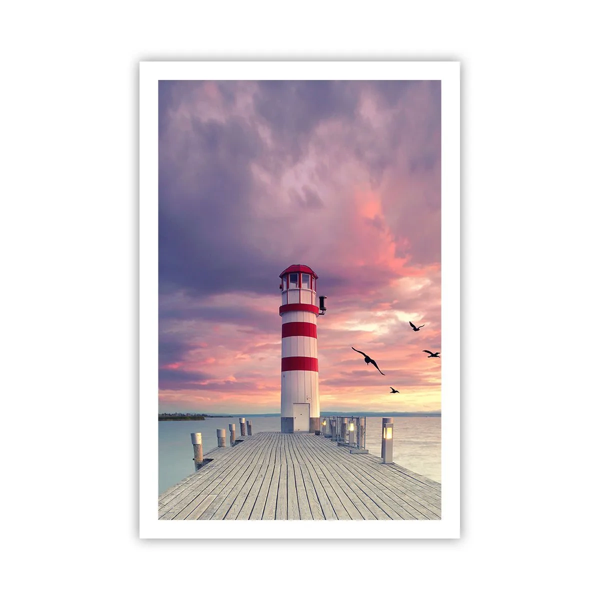 Affiche - Poster - C'est l'heure d'aller au port - 61x91 cm