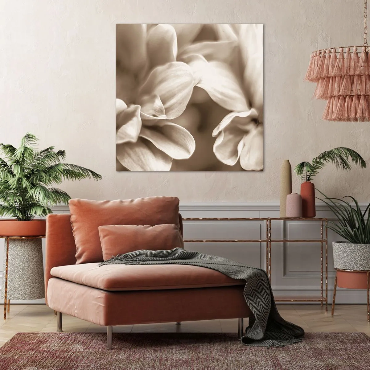 Impression sur toile - Image sur toile - Doux comme un sourire - 70x70 cm