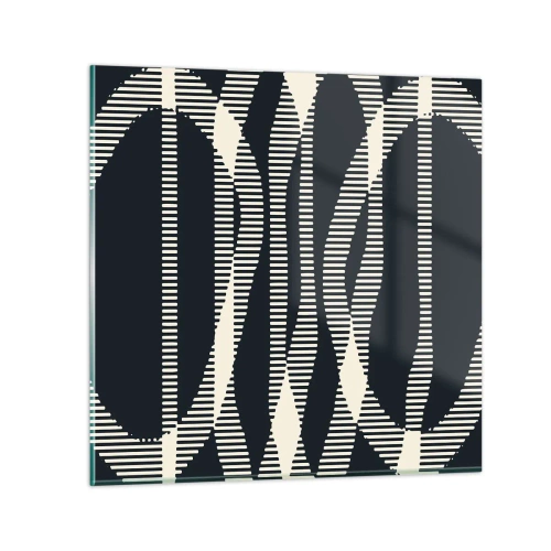 Impression sur verre - Image sur verre - Une tentative de briser l'obscurité - 40x40 cm