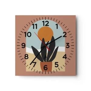 Horloge murale - Pendule murale - Petits bonheurs - 40x40 cm
