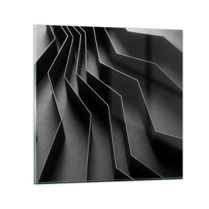 Impression sur verre - Image sur verre - Ordre spatial - 40x40 cm