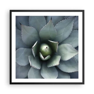 Affiche dans un cadre noir - Poster - Wabi et observe - 60x60 cm