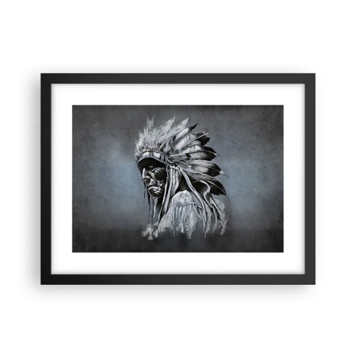 Affiche dans un cadre noir - Poster - Retour aux sources - 40x30 cm