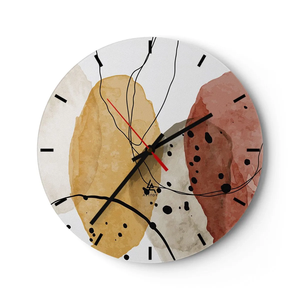Horloge murale - Pendule murale - Léger et transparent comme l'air - 40x40 cm