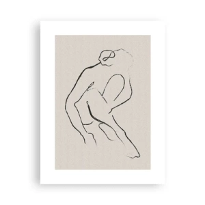 Affiche - Poster - Croquis intime - 30x40 cm