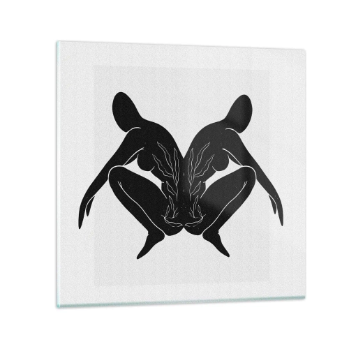 Impression sur verre - Image sur verre - Une âme commune - 30x30 cm