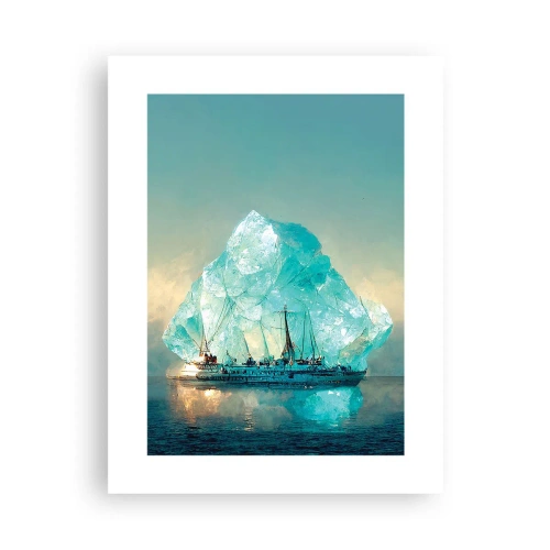 Affiche - Poster - Diamant arctique - 30x40 cm