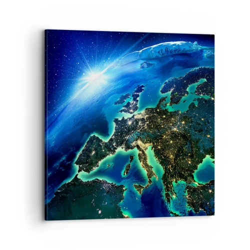 Impression sur toile - Image sur toile - Europe pétillante - 70x70 cm