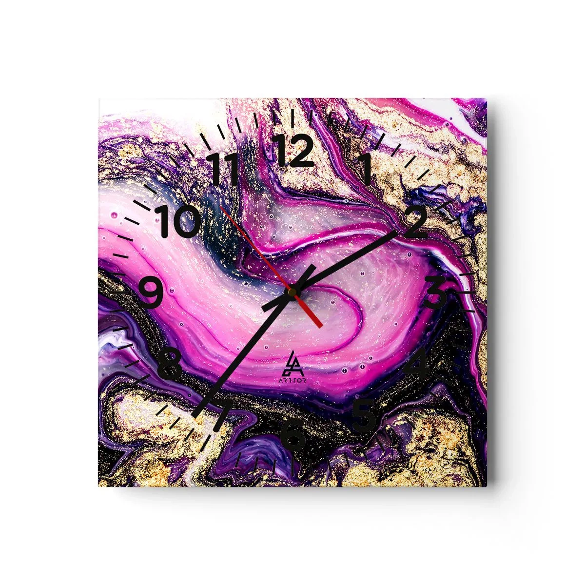 Horloge murale - Pendule murale - Un instant dans les coulisses - 30x30 cm