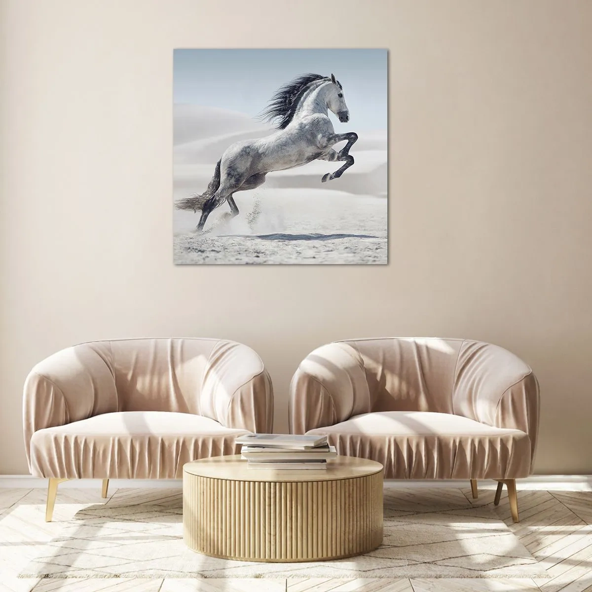 Impression sur verre - Image sur verre - Prince arabe - 70x70 cm