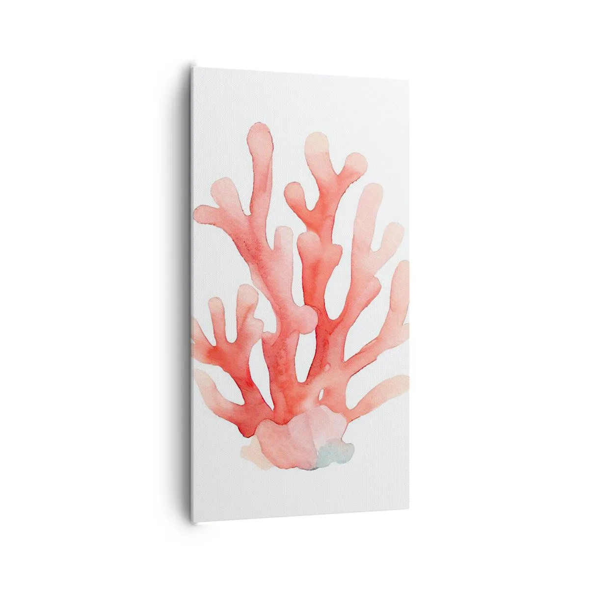 Impression sur toile - Image sur toile - Corail couleur corail - 65x120 cm