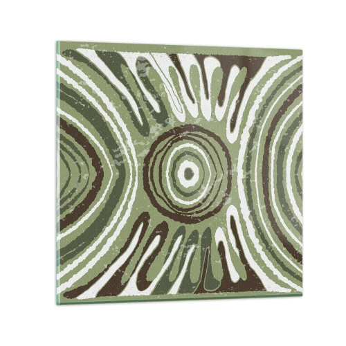 Impression sur verre - Image sur verre - Une explosion d'émotions - 70x70 cm