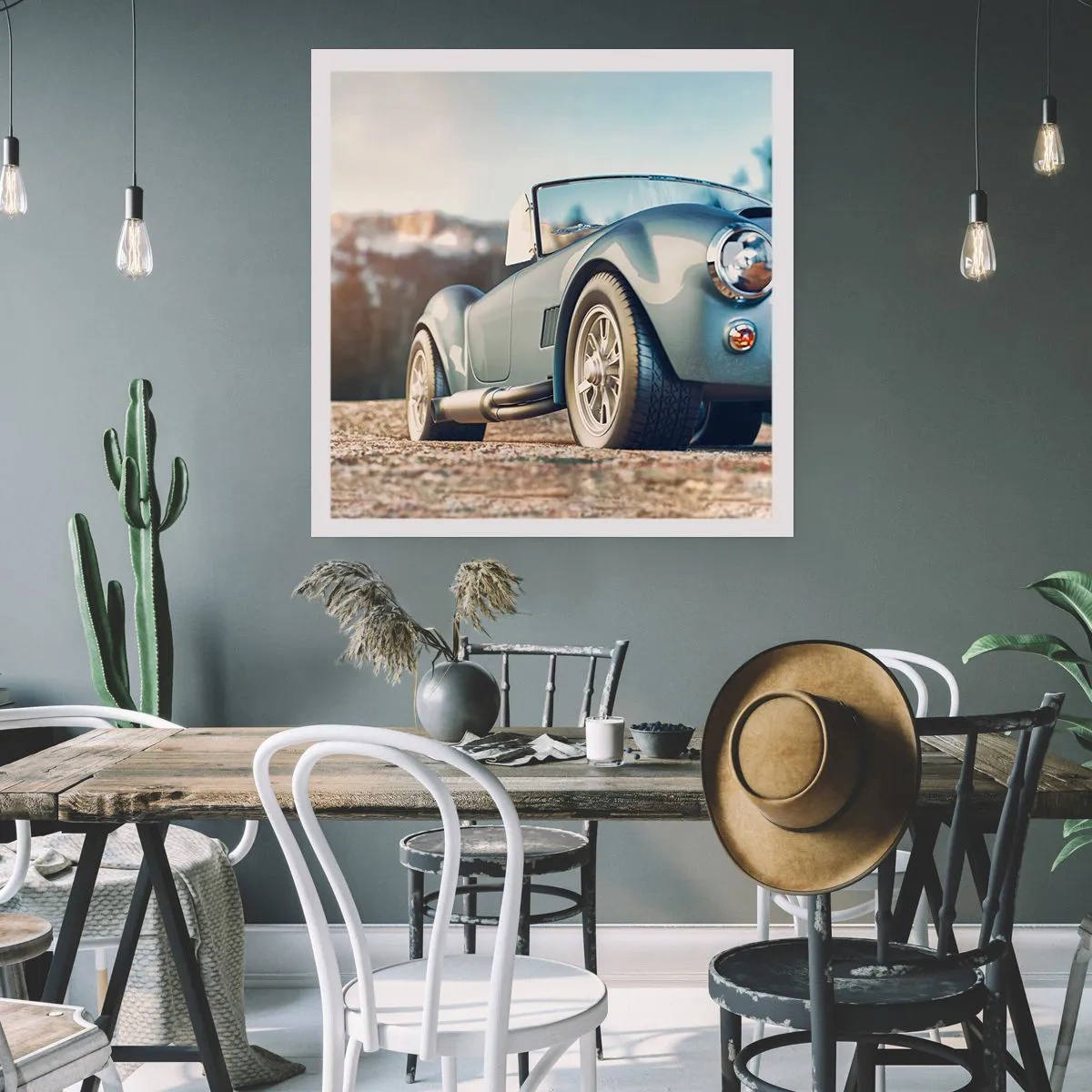 Affiche - Poster - Ce qui compte c'est le style - 60x60 cm