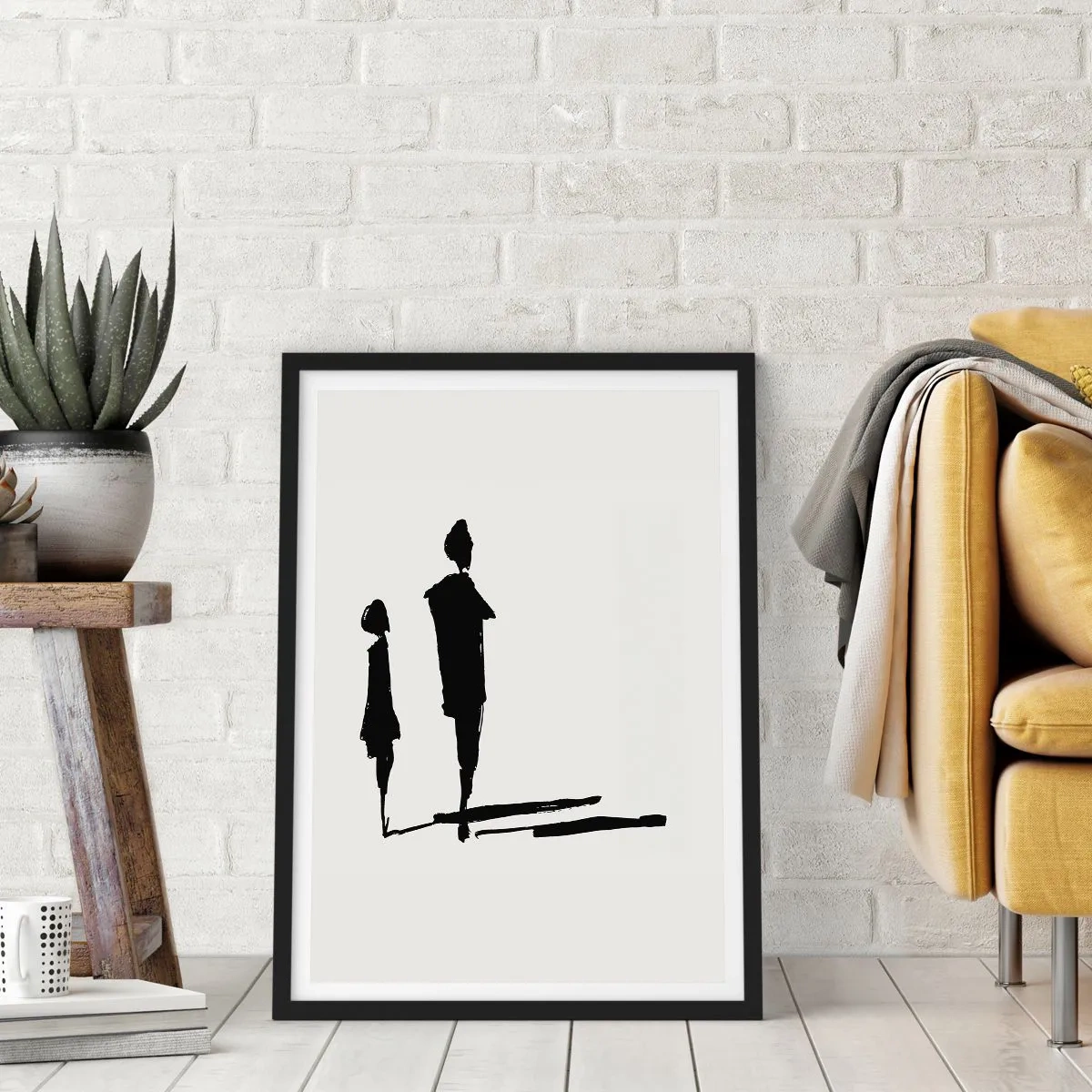 Affiche dans un cadre noir - Poster - Êtes-vous sûr qu'ils sont ensemble ? - 40x50 cm