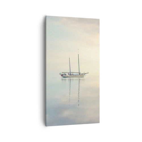 Impression sur toile - Image sur toile - Dans une mer de silence - 55x100 cm