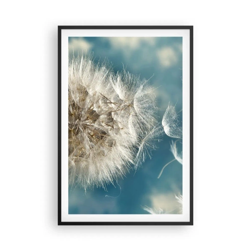 Affiche dans un cadre noir - Poster - souffle d'ange - 61x91 cm