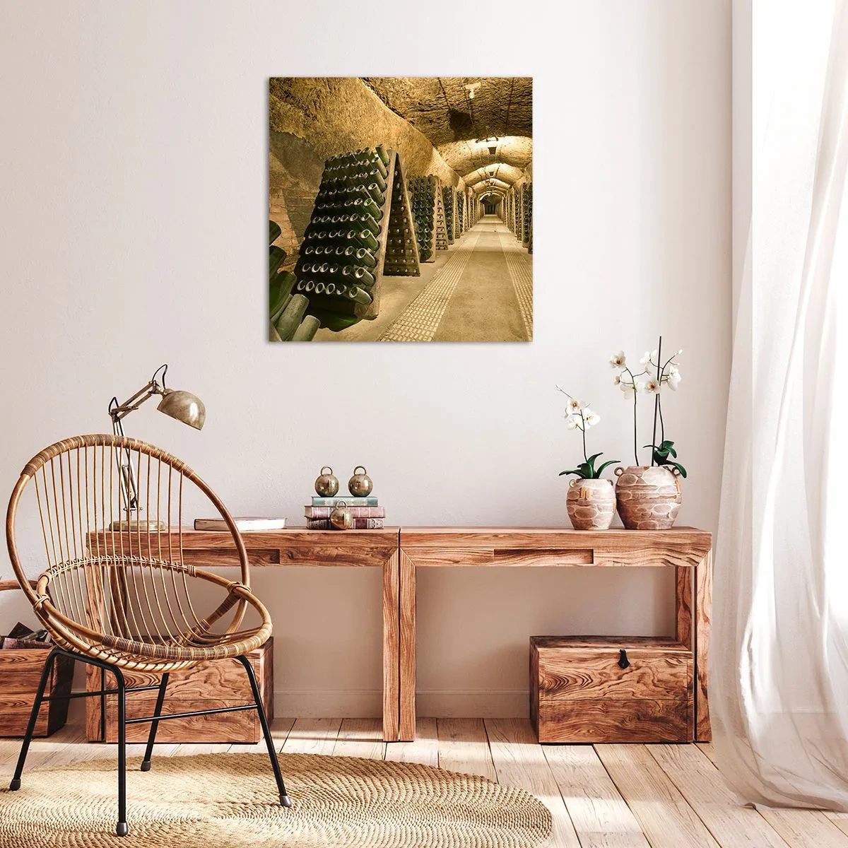 Impression sur toile - Image sur toile - L'éveil du goût - 50x50 cm