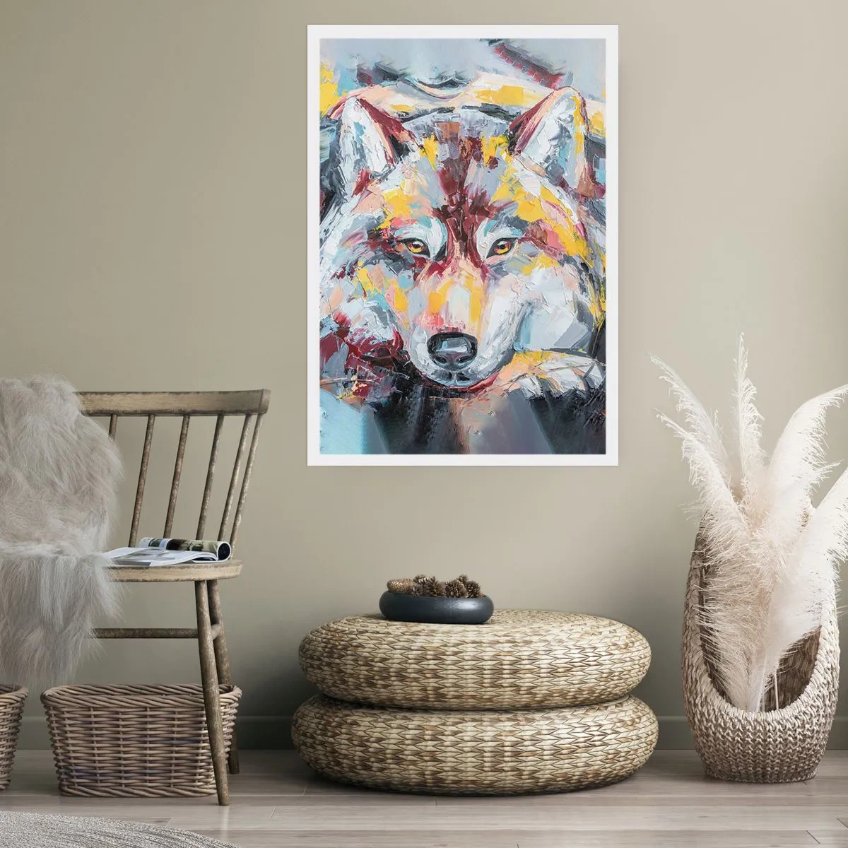 Affiche - Poster - En paix au milieu des siens - 40x50 cm