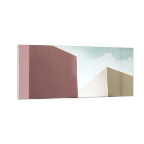 Impression sur verre - Image sur verre - La géométrie d'un été ensoleillé - 100x40 cm