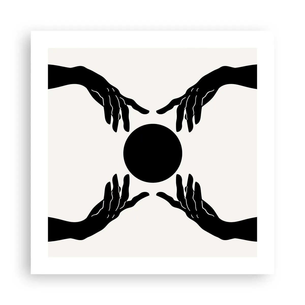 Affiche - Poster - Signe secret - 50x50 cm