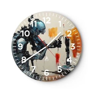 Horloge murale - Pendule murale - Déjà demain… - 40x40 cm