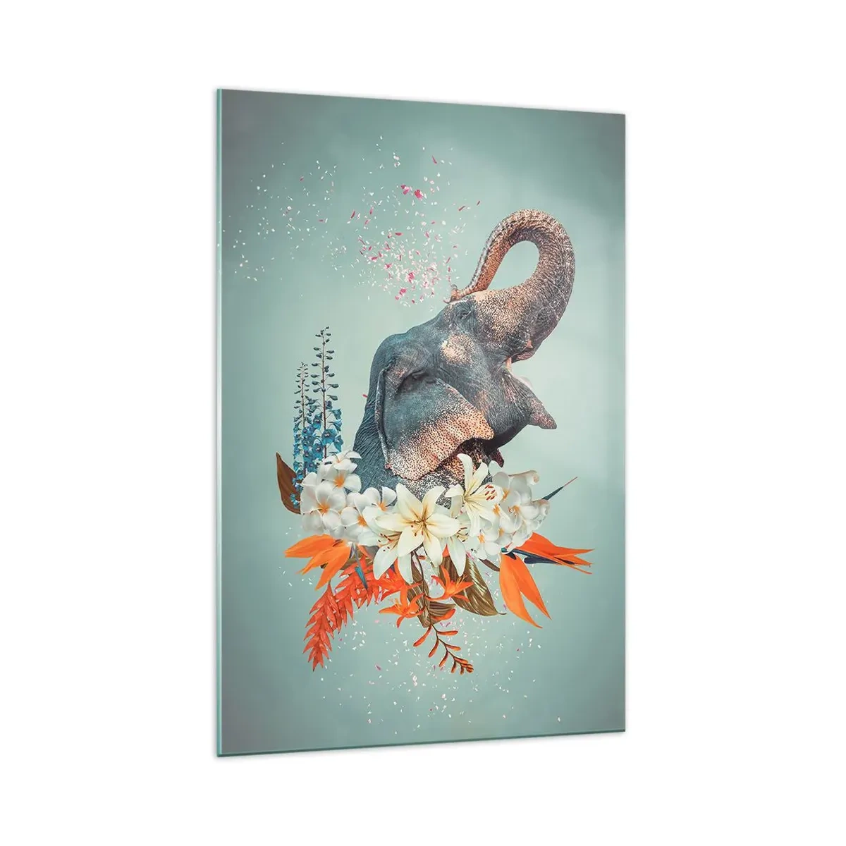 Impression sur verre - Image sur verre - Un rugissement de joie - 70x100 cm