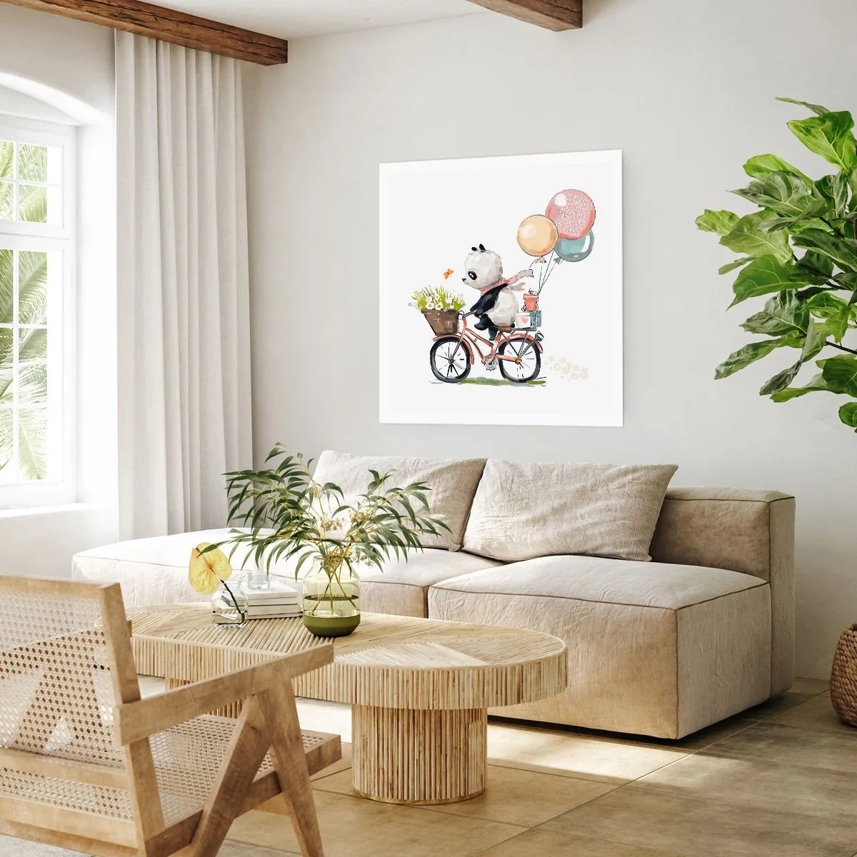 Affiche - Poster - Jour de chance - 60x60 cm