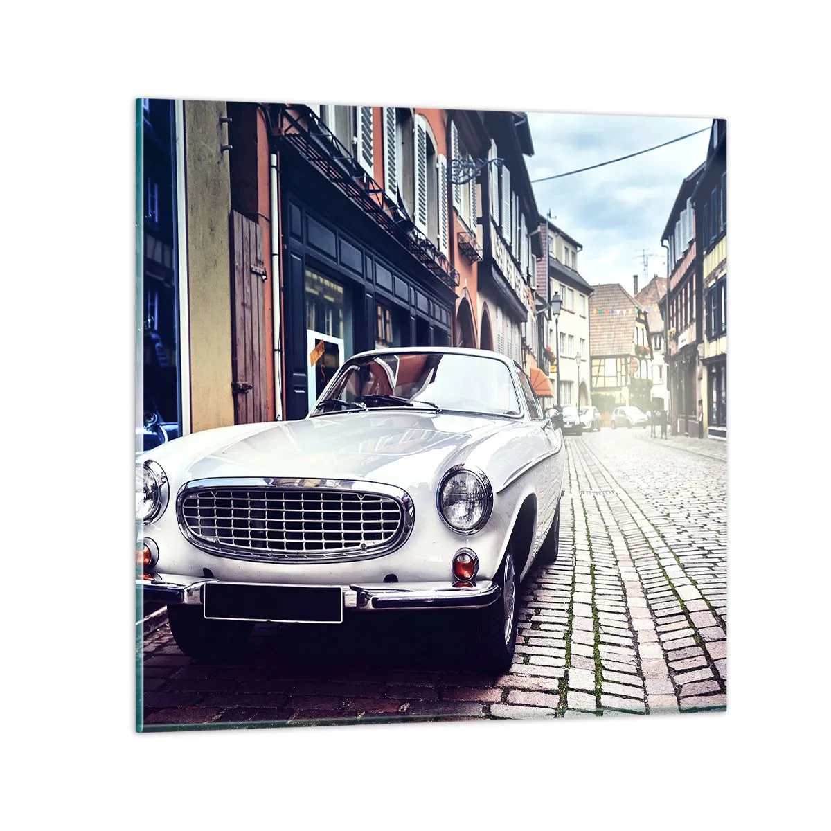 Impression sur verre - Image sur verre - Le passé est aujourd'hui - 50x50 cm