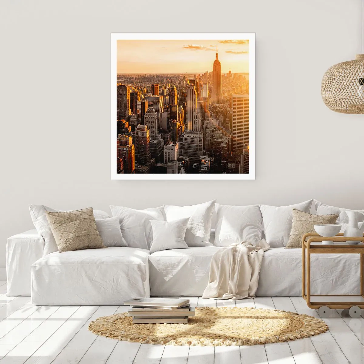 Affiche - Poster - Grandir au soleil - 40x40 cm