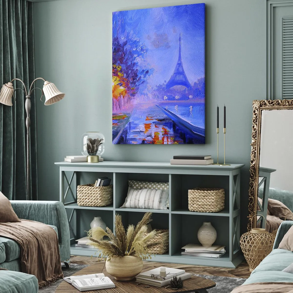 Impression sur toile - Image sur toile - Une ballade idéale - 55x100 cm