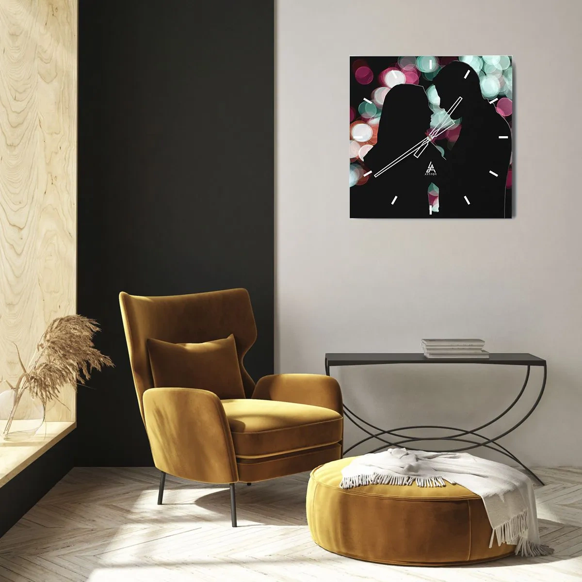 Horloge murale - Pendule murale - Oui! - 40x40 cm