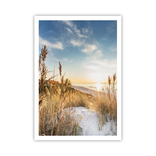 Affiche - Poster - Plage du nord - 70x100 cm