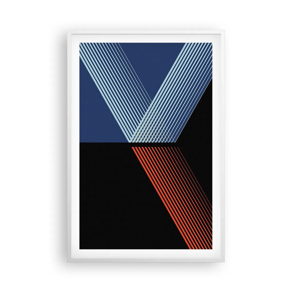 Affiche dans un cadre blanc - Poster - Histoire simple - 61x91 cm