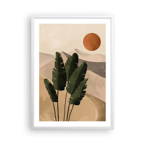 Affiche dans un cadre blanc - Poster - Le triomphe de la vie - 50x70 cm