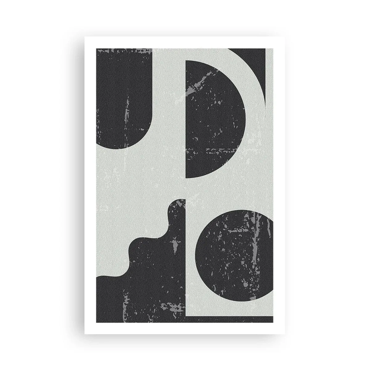 Affiche - Poster - Composition dessus et dessous - 61x91 cm