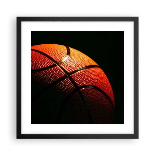 Affiche dans un cadre noir - Poster - Belle comme une planète - 40x40 cm