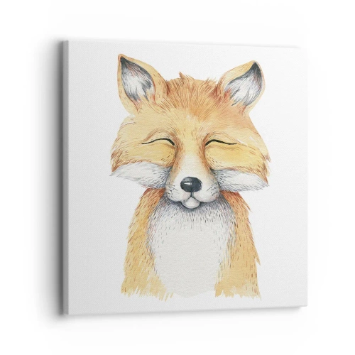 Impression sur toile - Image sur toile - Humeurs de renard - 30x30 cm