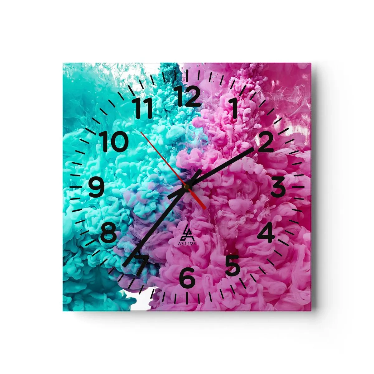 Horloge murale - Pendule murale - Rencontre finale - 30x30 cm