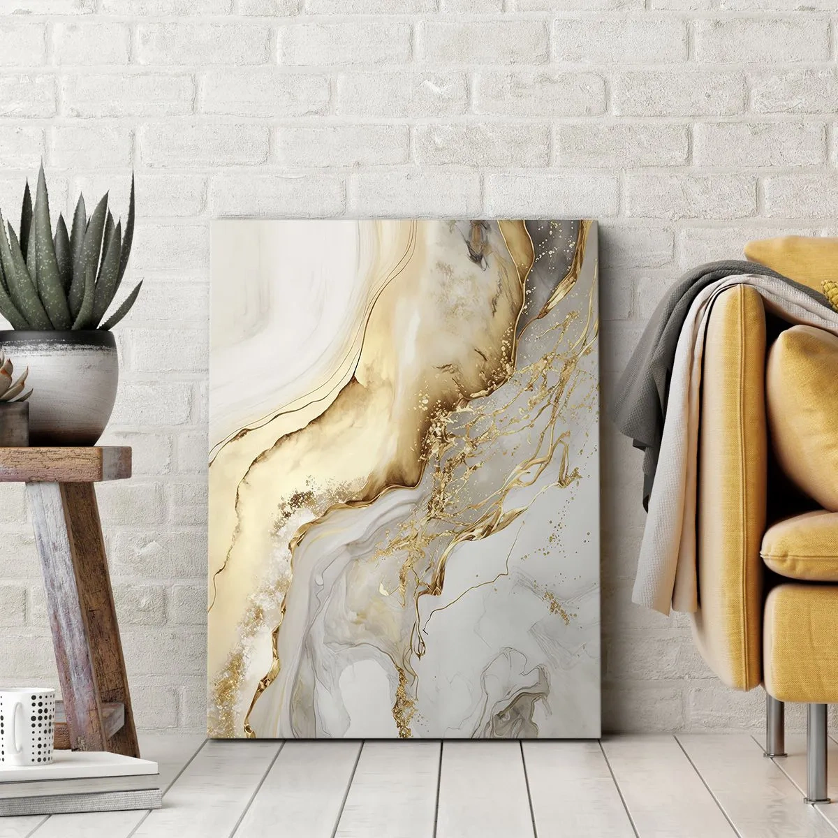 Impression sur toile - Image sur toile - Abstraction : beauté et bonté - 65x120 cm