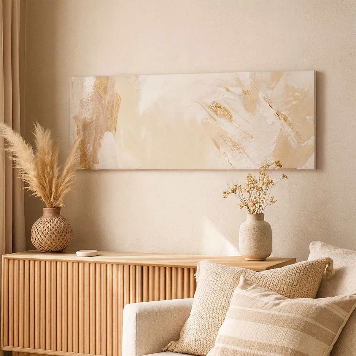 Impression sur toile - Image sur toile - Composition pastel - 100x40 cm