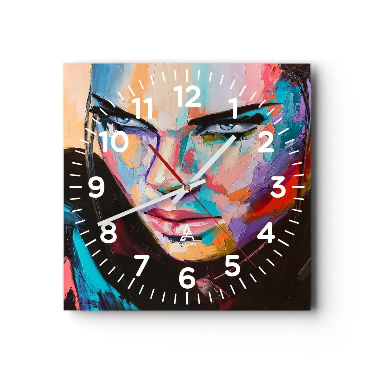 Horloge murale - Pendule murale - Le coeur sauvageon - 40x40 cm