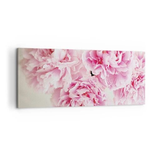 Impression sur toile - Image sur toile - En glamour rose - 100x40 cm