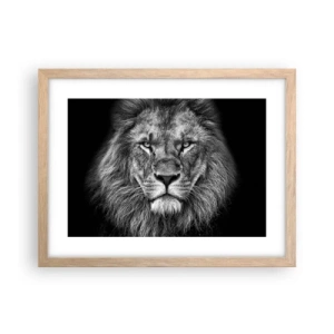 Affiche dans un chêne clair - Poster - En vêtement de sacre - 40x30 cm