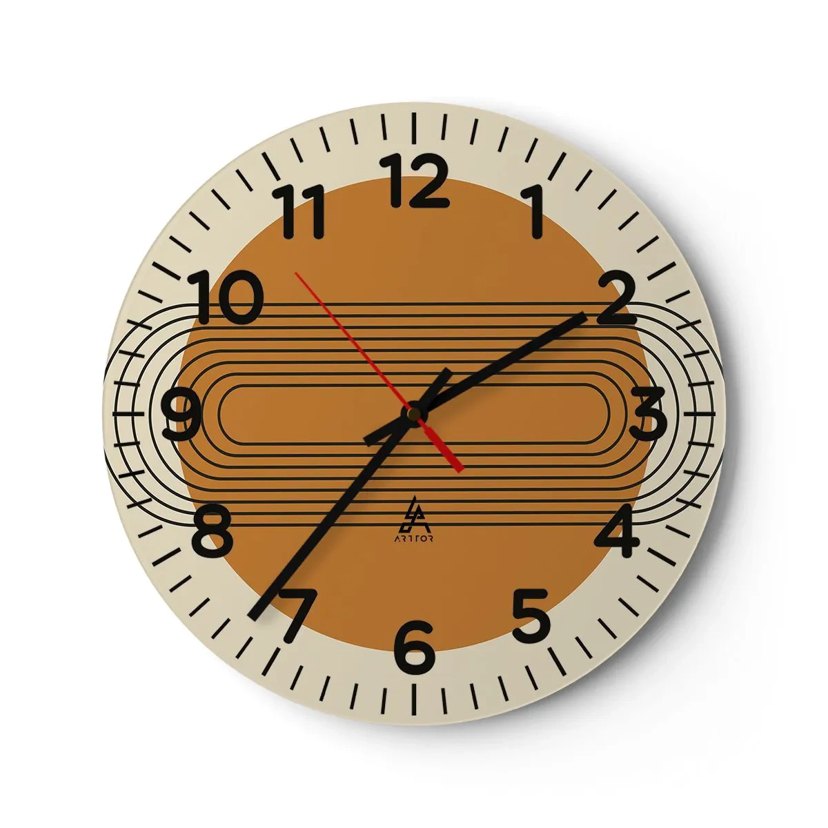 Horloge murale - Pendule murale - Plan idéal - 30x30 cm
